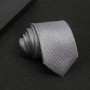 Luxury grey textured silk tie