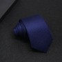 Luxury navy silk tie