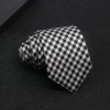 Purple silk tie Bergamo