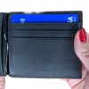 Genuine leather card and document wallet