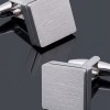 Square Silver Cufflinks