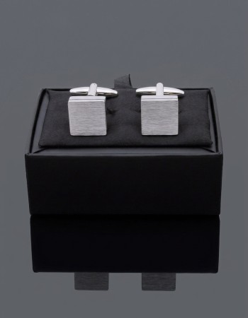 Square Silver Cufflinks