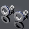 Round Metal Ring Cufflinks