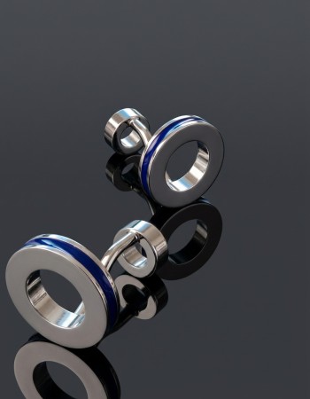 Round Metal Ring Cufflinks