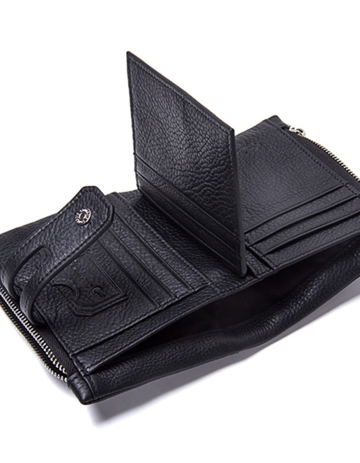 Мъжки кожен портфейл Bullet black