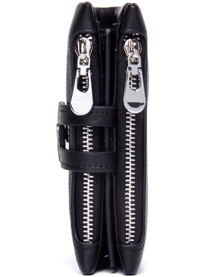 Мъжки кожен портфейл Bullet black