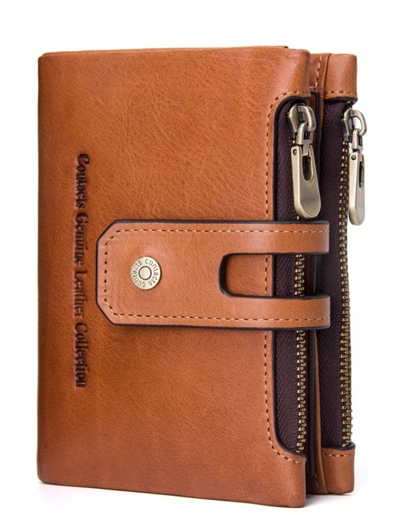 Мъжки кожен портфейл Bullet brown
