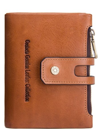 Мъжки кожен портфейл Bullet brown