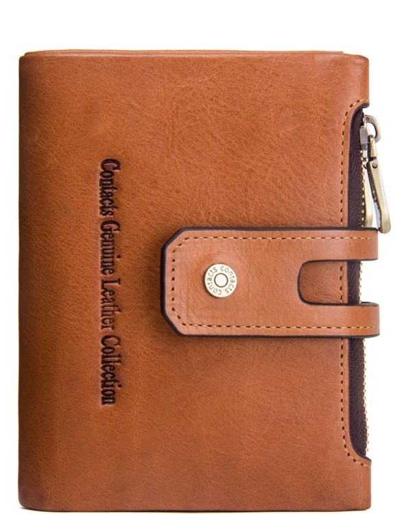 Мъжки кожен портфейл Bullet brown