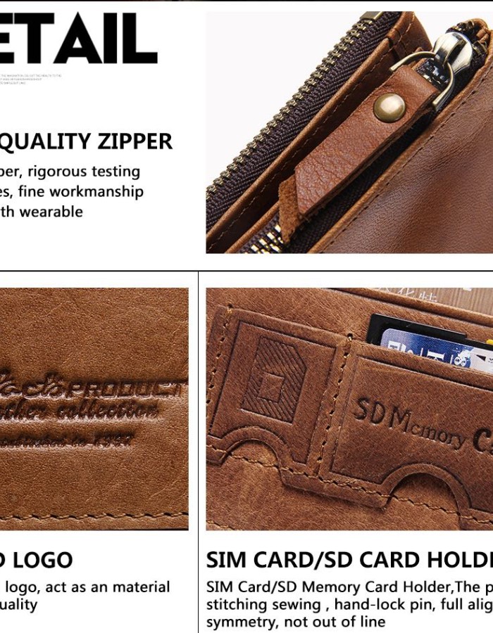Мъжки кожен портфейл Guard RFID