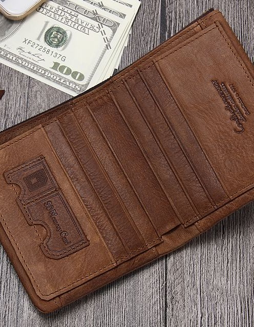 Мъжки кожен портфейл Guard RFID