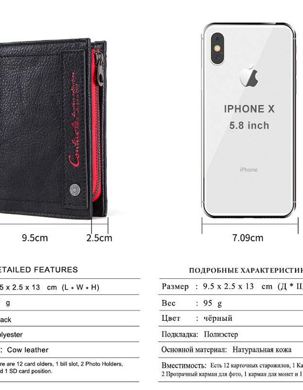 Men's Leather Wallet Luxos