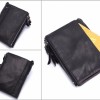 Мъжки кожен портфейл Avant-gardé - черен