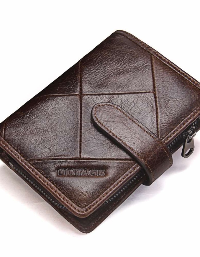 Men's leather wallet Taylor Coffee