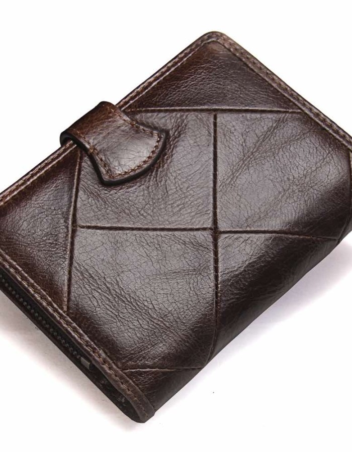 Men's leather wallet Taylor Coffee