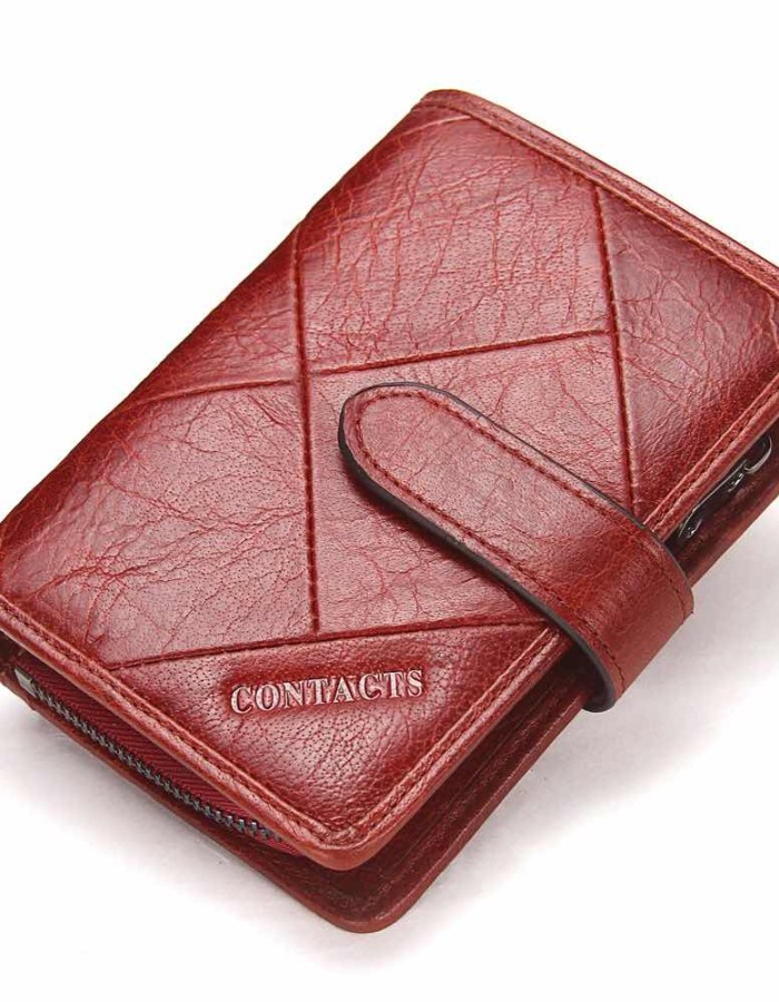 Мъжки кожен портфейл Taylor Red